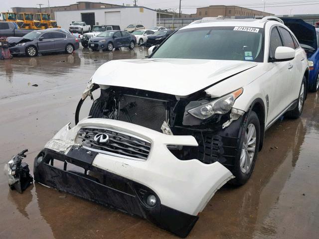 JN8AS1MW0AM853239 - 2010 INFINITI FX35 WHITE photo 2