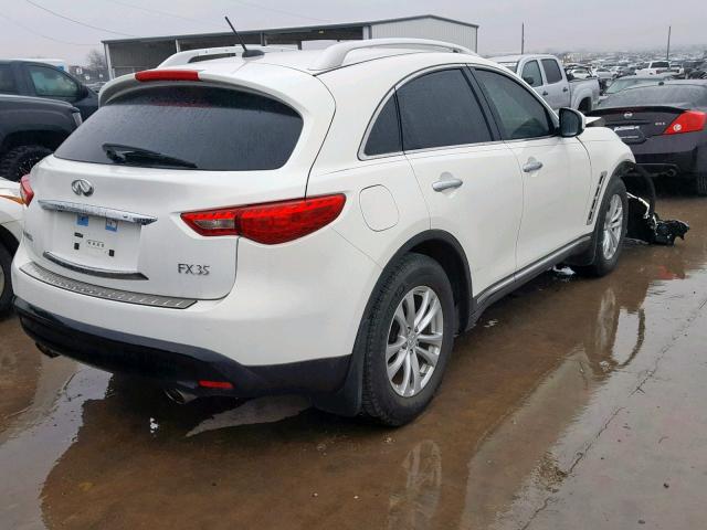 JN8AS1MW0AM853239 - 2010 INFINITI FX35 WHITE photo 4