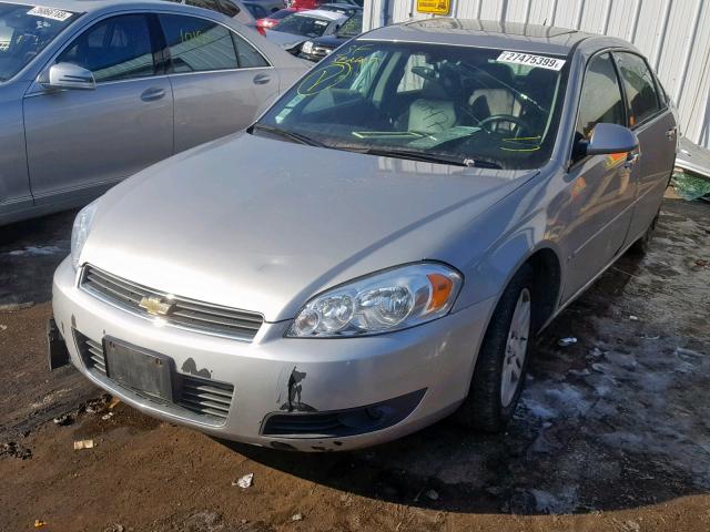 2G1WU58R779230352 - 2007 CHEVROLET IMPALA LTZ SILVER photo 2