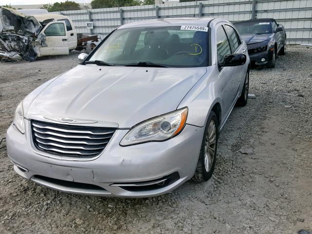 1C3BC2FB6BN507788 - 2011 CHRYSLER 200 LIMITE SILVER photo 2