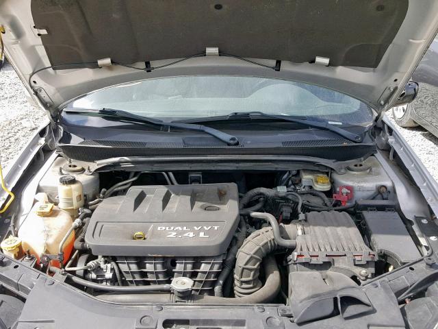 1C3BC2FB6BN507788 - 2011 CHRYSLER 200 LIMITE SILVER photo 7