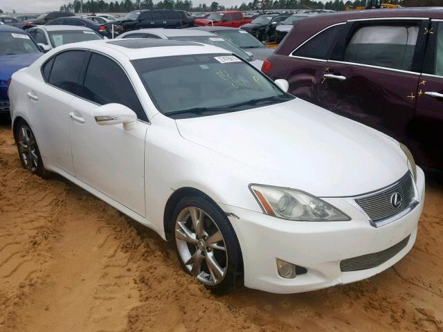 JTHBK262792091775 - 2009 LEXUS IS 250 WHITE photo 1