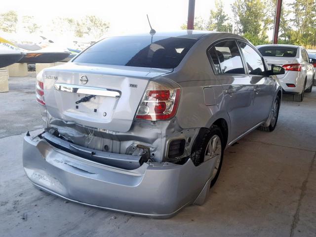 3N1AB61E99L657927 - 2009 NISSAN SENTRA 2.0 SILVER photo 4