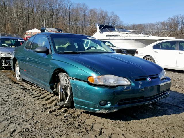 2G1WX15K819304568 - 2001 CHEVROLET MONTE CARL GREEN photo 1