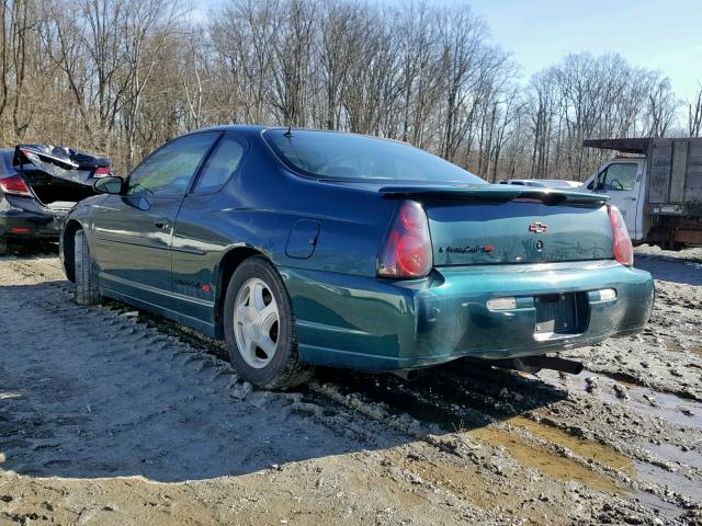 2G1WX15K819304568 - 2001 CHEVROLET MONTE CARL GREEN photo 3