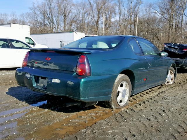 2G1WX15K819304568 - 2001 CHEVROLET MONTE CARL GREEN photo 4