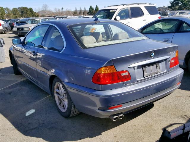 WBABV13434JT21557 - 2004 BMW 325 CI SUL BLUE photo 3