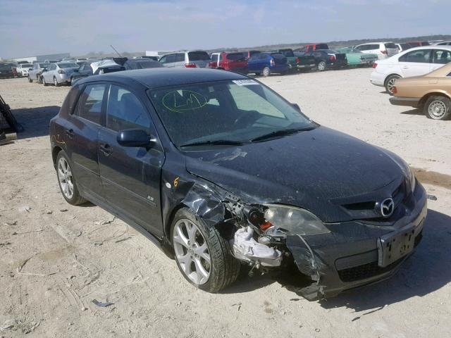 JM1BK343781806688 - 2008 MAZDA 3 HATCHBAC BLACK photo 1