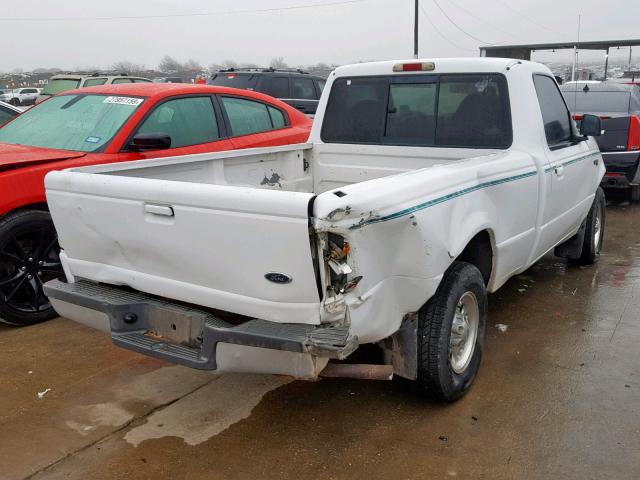 1FTYR10C9WUD04812 - 1998 FORD RANGER WHITE photo 4