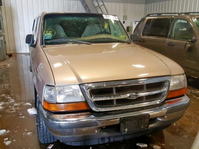 1FTYR10U6WPA36485 - 1998 FORD RANGER GOLD photo 9