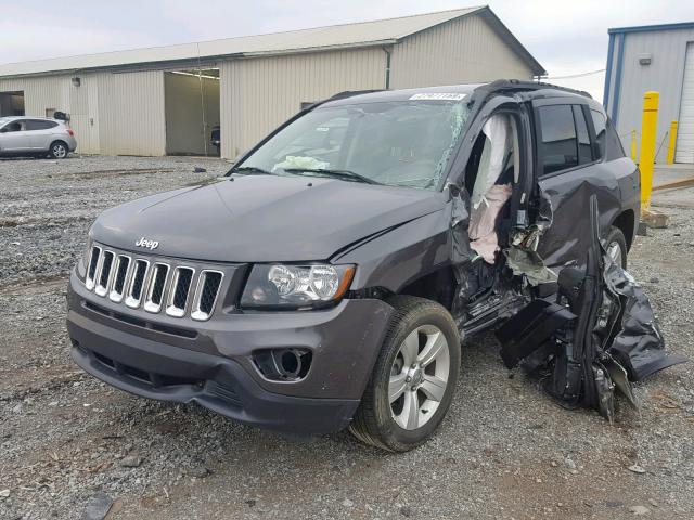 1C4NJDBBXFD177441 - 2015 JEEP COMPASS SP Сұр фото 2
