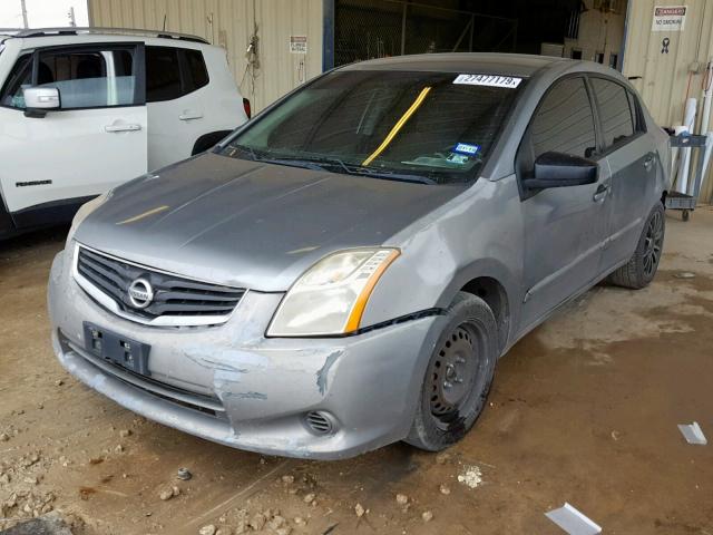 3N1AB6AP2CL615947 - 2012 NISSAN SENTRA 2.0 SILVER photo 2