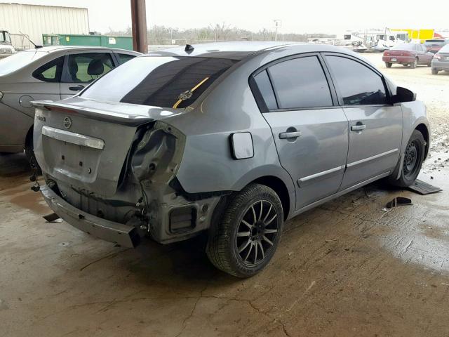 3N1AB6AP2CL615947 - 2012 NISSAN SENTRA 2.0 SILVER photo 4