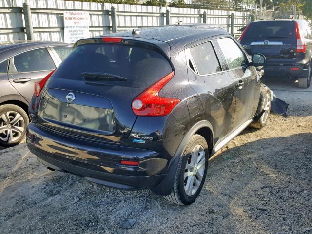 JN8AF5MV0ET357176 - 2014 NISSAN JUKE S BLACK photo 4