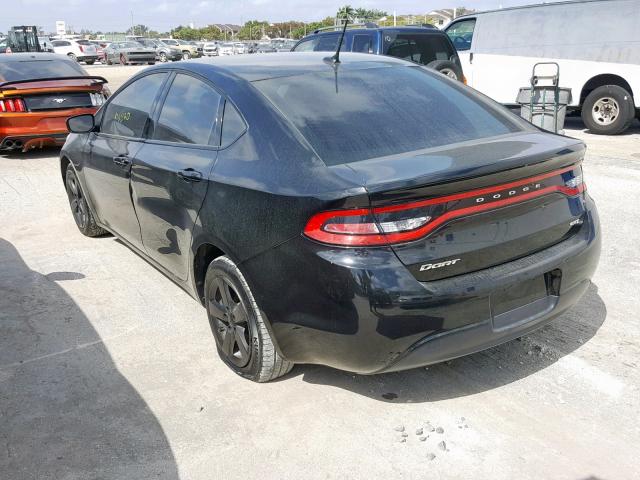 1C3CDFBB7GD629846 - 2016 DODGE DART SXT BLACK photo 3