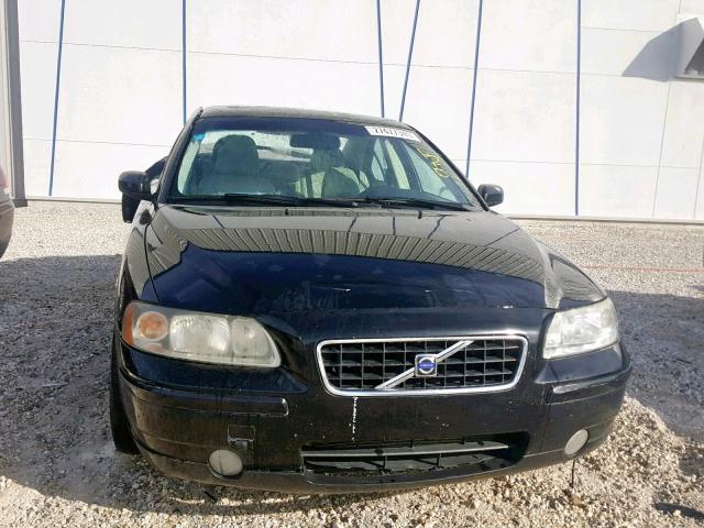 YV1RS592562543614 - 2006 VOLVO S60 2.5T BLACK photo 9