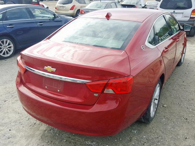 2G11Z5SRXE9188132 - 2014 CHEVROLET IMPALA ECO RED photo 4