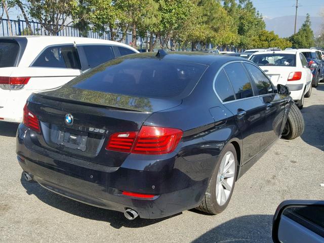 WBA5B1C53FD919356 - 2015 BMW 535 I BLACK photo 4