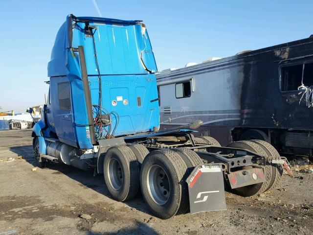 3HSCUAPR3AN205503 - 2010 INTERNATIONAL PROSTAR PR BLUE photo 3