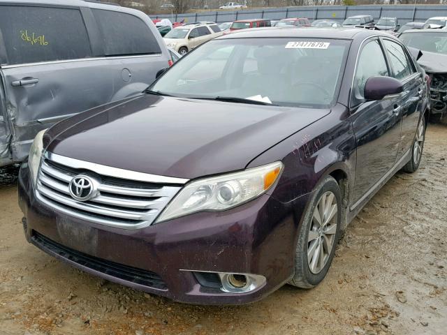 4T1BK3DB7BU382017 - 2011 TOYOTA AVALON BAS MAROON photo 2