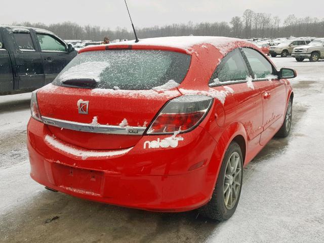 W08AT271385036925 - 2008 SATURN ASTRA XR RED photo 4