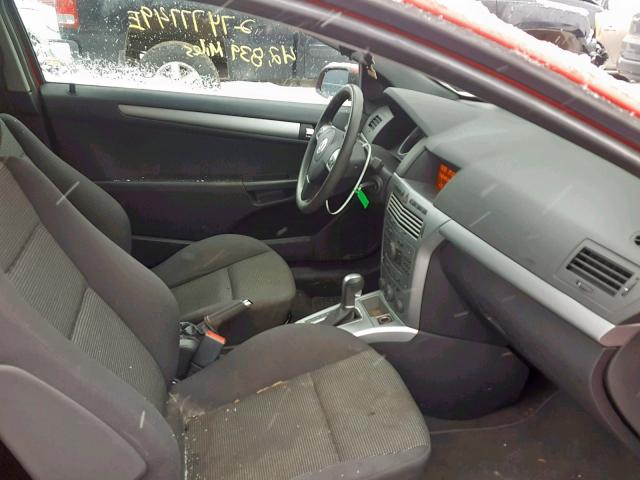 W08AT271385036925 - 2008 SATURN ASTRA XR RED photo 5