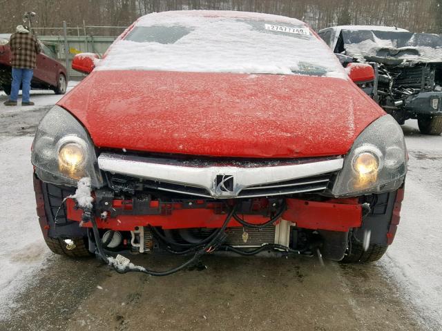 W08AT271385036925 - 2008 SATURN ASTRA XR RED photo 9