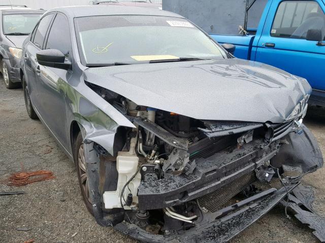 3VW2K7AJ8CM096493 - 2012 VOLKSWAGEN JETTA BASE 灰色 照片 1