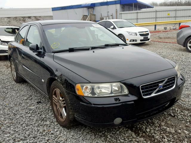 YV1RS592062518278 - 2006 VOLVO S60 2.5T BLACK photo 1