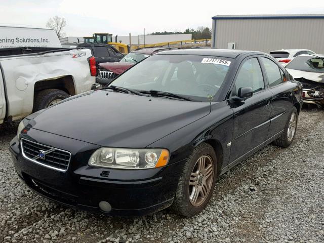 YV1RS592062518278 - 2006 VOLVO S60 2.5T BLACK photo 2