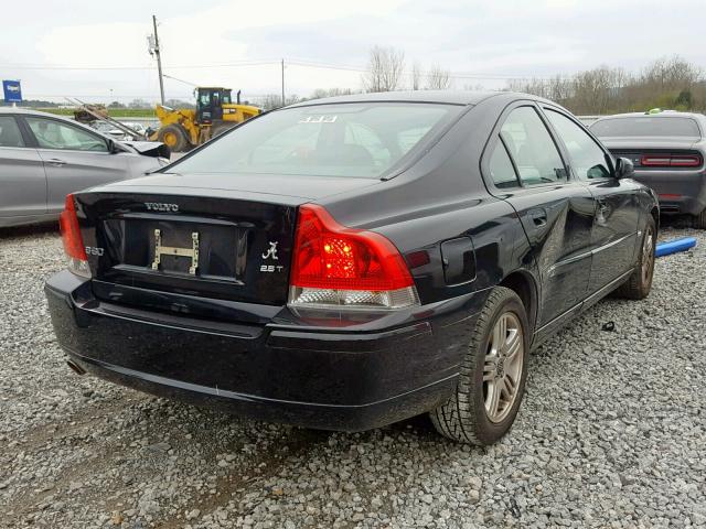 YV1RS592062518278 - 2006 VOLVO S60 2.5T BLACK photo 4