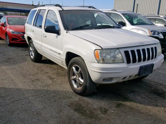 1J4GX58N12C233811 - 2002 JEEP GRAND CHER WHITE photo 1