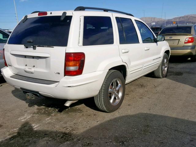 1J4GX58N12C233811 - 2002 JEEP GRAND CHER WHITE photo 4