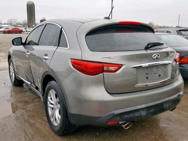 JN8AS1MUXBM710816 - 2011 INFINITI FX35 GRAY photo 3