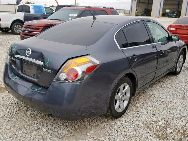 1N4CL21EX7C217810 - 2007 NISSAN ALTIMA HYB GRAY photo 4