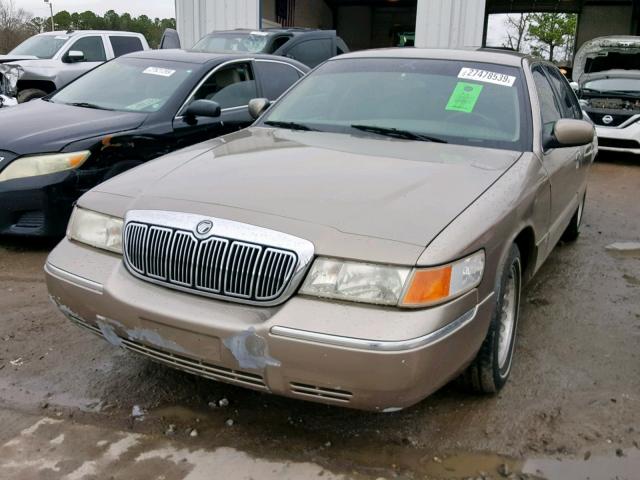 2MEFM75W91X646952 - 2001 MERCURY GRAND MARQ TAN photo 2