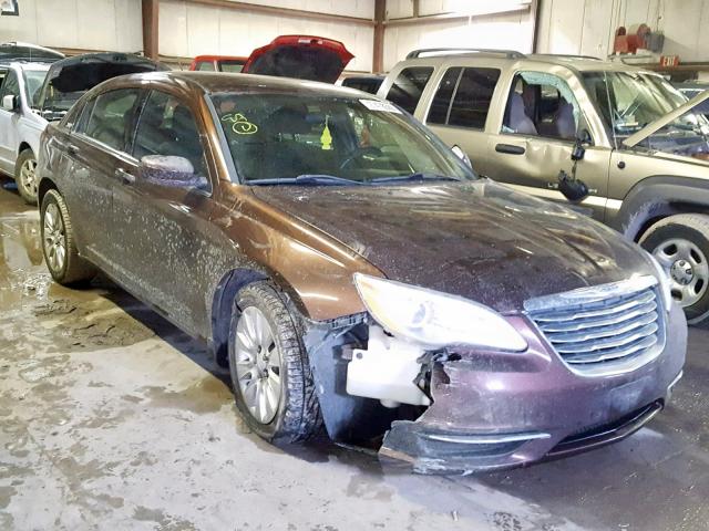 1C3CCBAB8DN641121 - 2013 CHRYSLER 200 LX MAROON photo 1