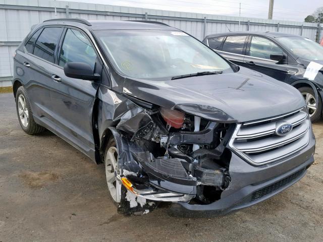 2FMPK3G98JBB93380 - 2018 FORD EDGE SE GRAY photo 1