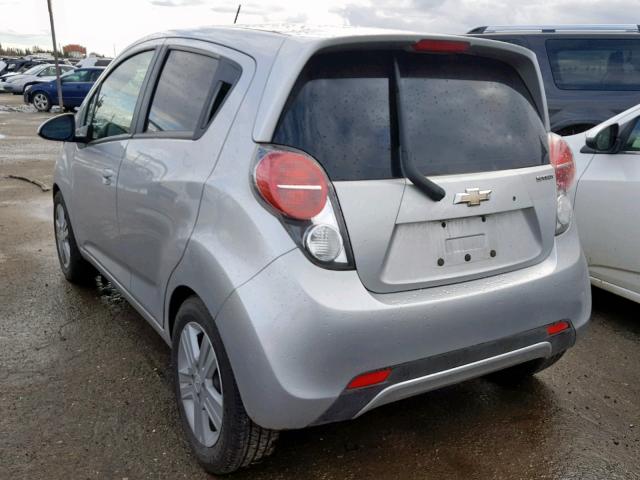 KL8CD6S90FC720785 - 2015 CHEVROLET SPARK 1LT SILVER photo 3