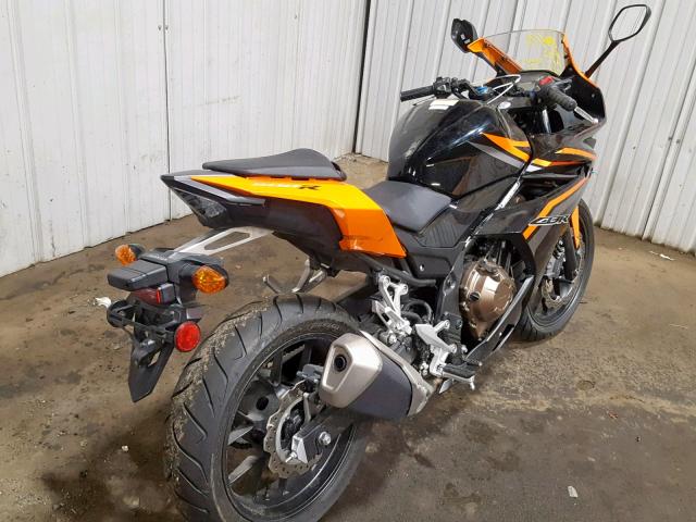 MLHPC4463H5400187 - 2017 HONDA CBR500 R ORANGE photo 4