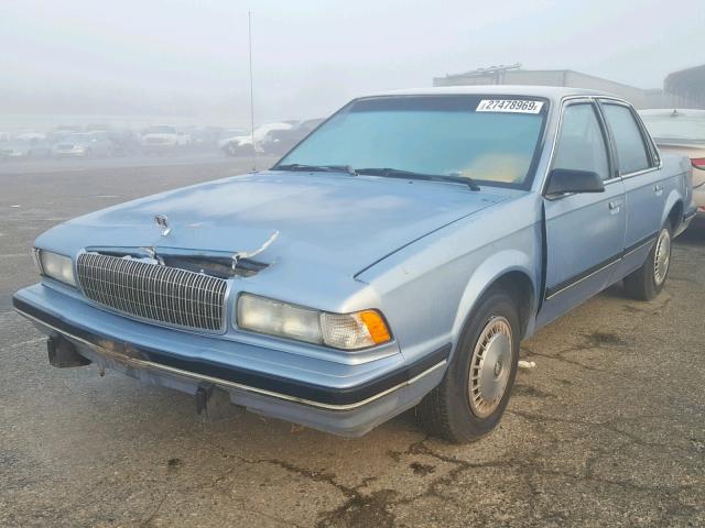 1G4AG54NXN6458423 - 1992 BUICK CENTURY SP BLUE photo 2