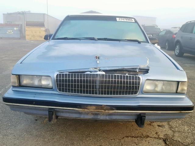 1G4AG54NXN6458423 - 1992 BUICK CENTURY SP BLUE photo 9