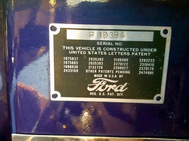 F10394 - 1930 FORD SEDAN PURPLE photo 10