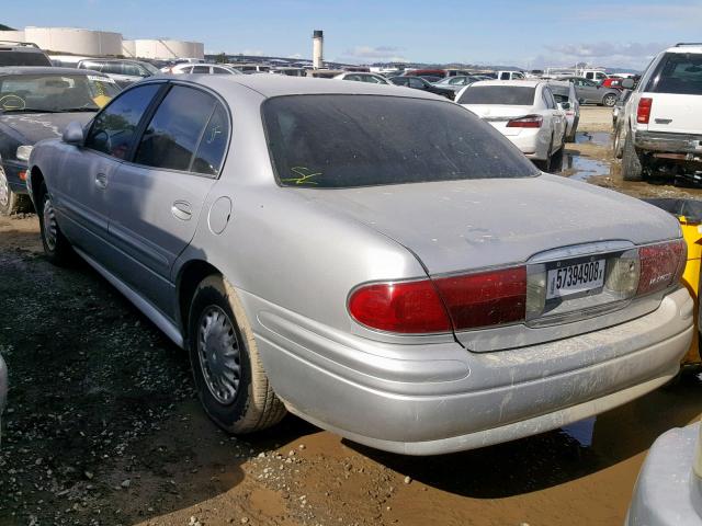 1G4HP52K134111899 - 2003 BUICK LESABRE CU SILVER photo 3