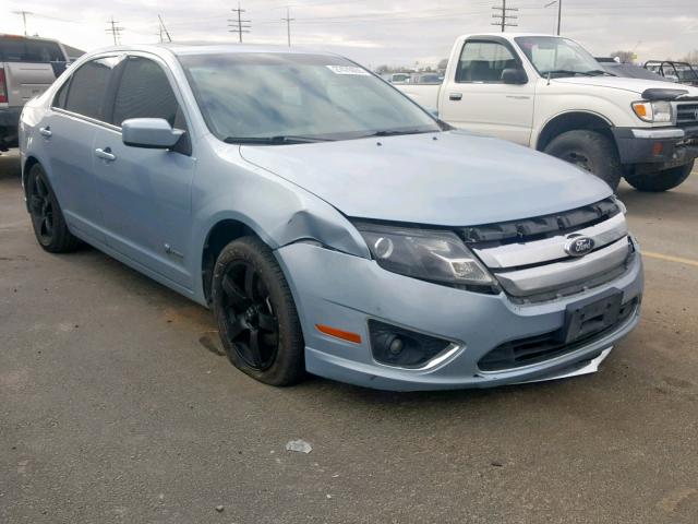 3FADP0L33AR130302 - 2010 FORD FUSION HYB BLUE photo 1