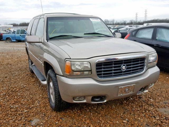 1GYEK13R5XR417503 - 1999 CADILLAC ESCALADE BEIGE photo 1