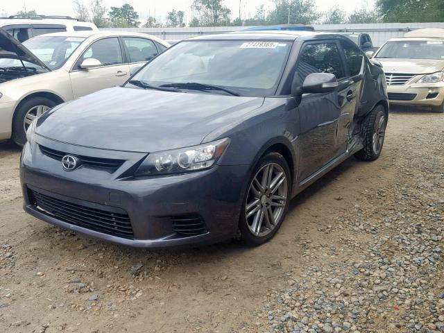 JTKJF5C78B3011346 - 2011 TOYOTA SCION TC გრაფიტი ფოტო 2
