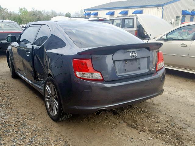 JTKJF5C78B3011346 - 2011 TOYOTA SCION TC გრაფიტი ფოტო 3