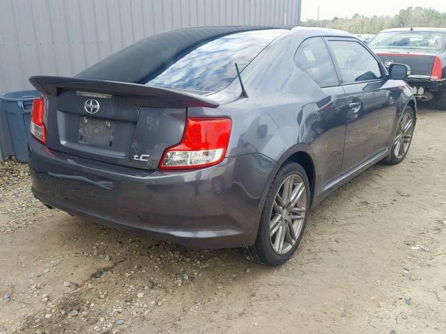 JTKJF5C78B3011346 - 2011 TOYOTA SCION TC გრაფიტი ფოტო 4