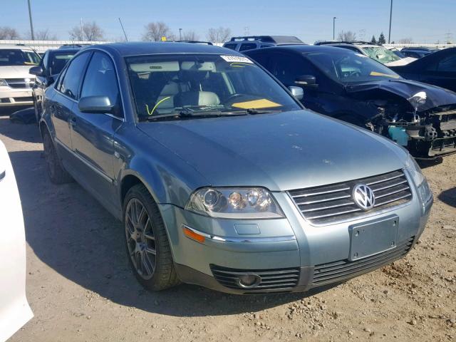 WVWUK63B13P284133 - 2003 VOLKSWAGEN PASSAT W8 TURQUOISE photo 1